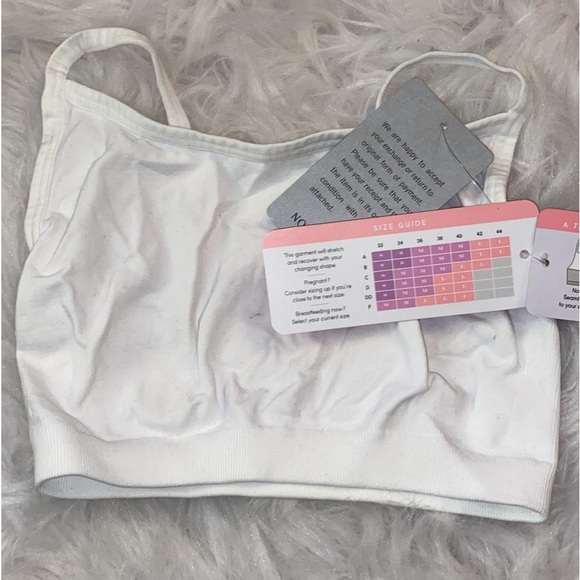 Truly seamless maternity & nursing bra white - Picture 6 of 9